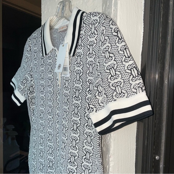 NWT TORY BURCH Gemini Link Sweater Dress New Ivory/Black Small (4-6) NEVER WORN - Picture 10 of 16